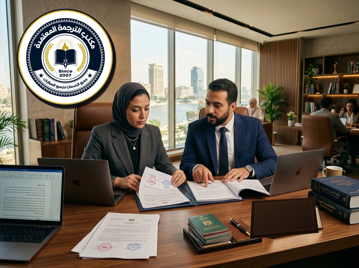 مكتب الترجمة المعتمدة لجميع السفارات - فريق المترجمين المعتمدين بطنطا